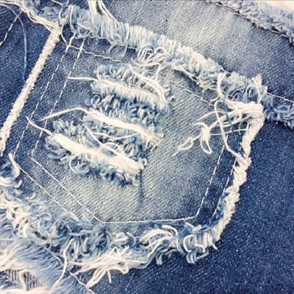 Low Rise Ripped Denim Shorts Cut off Jeans Shorts Hot Pants - Picture 9 of 11